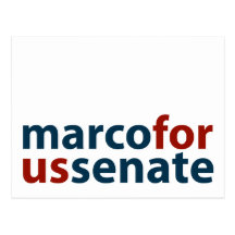 Marco For U.S. Senate Post Card