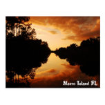 marco island, florida, sunset, river, marco island
