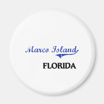 Marco Island Florida City Classic Magnet