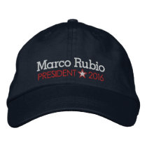 Marco Rubio 2016 embroidered hats