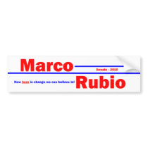 Marco Rubio 3 Bumper Stickers