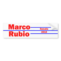 Marco Rubio 4 bumper stickers by savetalkradio Marco Rubio 4 bumper stickers