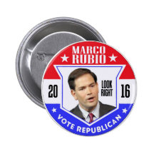 Marco Rubio for President 2016 Pinback Button
