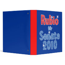 Marco Rubio for Senate 2010 Star Design 3 Ring Binder