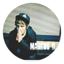 Marcus D Sticker by marcusd206 Marcus D Sticker