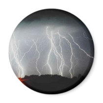 Marden lightning refrigerator magnet