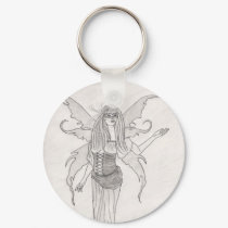 Mardi #1 Graphite Faery Keychain