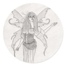 Mardi #1 Graphite Faery Stickers