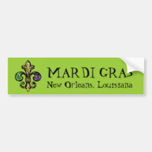 Mardi Fleur de Gras Bumper Stickers