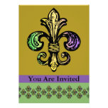 Mardi Fleur de Gras Custom Invite