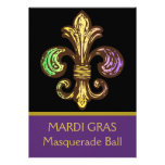 Mardi Fleur de Gras Custom Invites