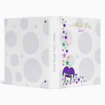 Mardi Gra Customizable Binder binders