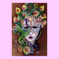 Mardi Gra La la Poster posters