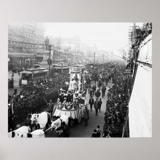 Mardi Gras, 1900 Posters