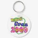 Mardi Gras 2009 Keychain