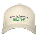 MARDI GRAS 2009 Throw Me Something MISTER HAT embroidered hats by sexyshirts2 MARDI GRAS 2009 Throw Me Something MISTER HAT embroidered hats