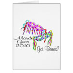 Mardi Gras 2010 Got Beads Greeting Card