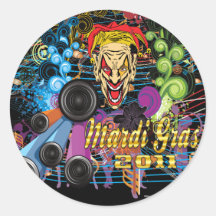 Mardi-Gras 2011 The Joker II Stickers
