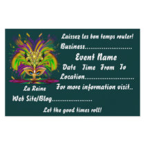 Mardi Gras 5.5" x 8.5" Landscape Please View Notes Flyer