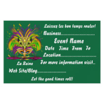 Mardi Gras 5.5" x 8.5" Landscape Please View Notes Personalized Flyer