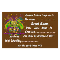 Mardi Gras 5.5" x 8.5" Landscape Please View Notes Personalized Flyer
