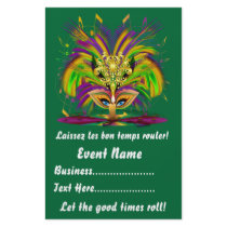 Mardi Gras 5.5" x 8.5"  Portrait Please View Notes Custom Flyer