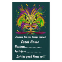 Mardi Gras 5.5" x 8.5"  Portrait Please View Notes Custom Flyer