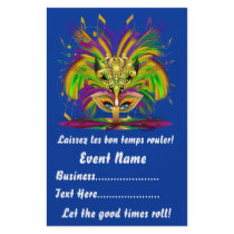 Mardi Gras 5.5" x 8.5"  Portrait Please View Notes Flyer