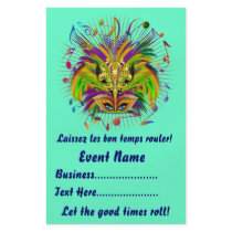 Mardi Gras 5.5" x 8.5"  Portrait Please View Notes Flyers