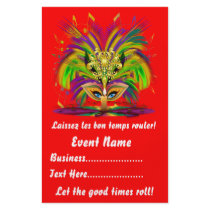 Mardi Gras 5.5" x 8.5"  Portrait Please View Notes Flyer