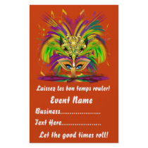 Mardi Gras 5.5" x 8.5"  Portrait Please View Notes Personalized Flyer