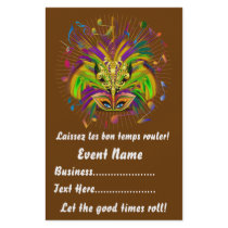 Mardi Gras 5.5" x 8.5"  Portrait Please View Notes Flyer Design