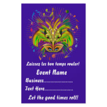 Mardi Gras 5.5" x 8.5"  Portrait Please View Notes Flyer