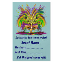Mardi Gras 5.5" x 8.5"  Portrait Please View Notes Flyer