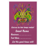 Mardi Gras 5.5" x 8.5"  Portrait Please View Notes flyers