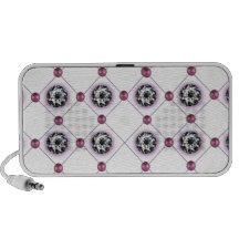Mardi Gras Bead and Rhinestone pattern Speakers