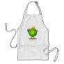 Mardi Gras Bead Chick (green) Apron