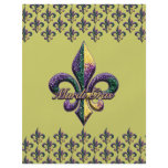 Mardi Gras bead Fleur de lis 2 Flyer Design
