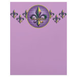 Mardi Gras bead Fleur de lis 2 Letterhead