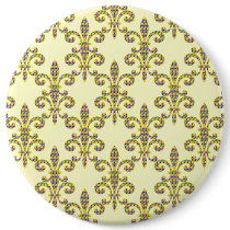 Mardi Gras bead Fleur de lis Pins