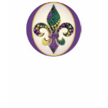Mardi Gras Bead Fleur de lis t-shirts