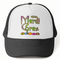 Mardi Gras Beads Apparel Hat