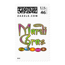 Mardi Gras Beads Apparel Stamps