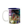 Mardi Gras Beads & Green Feather Mask Mug