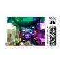 Mardi Gras Beads Large Beads Postage Stamp