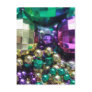 Mardi Gras Beads Postcard Invitations Templates
