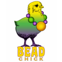 Mardi Gras Beads - the Bead Chick t-shirts by ARTegrity Mardi Gras Beads - the Bead Chick t-shirts