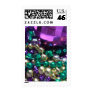 Mardi Gras Beads with Large Purple Bead Postage
