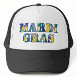 Mardi Gras Camo Mesh Hat