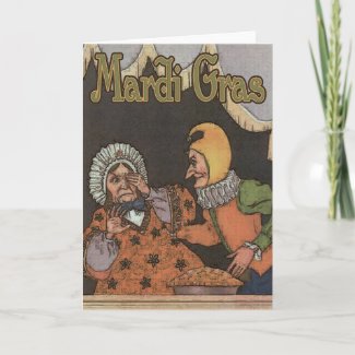 Mardi Gras Card card